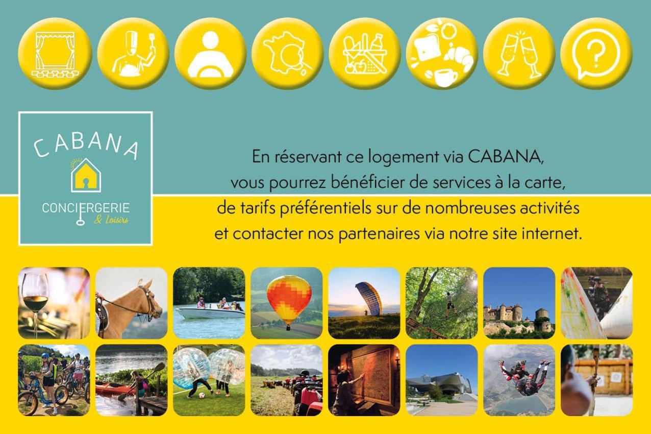 Cabana & Rustique - Proche Macon Nord Viré Exteriér fotografie